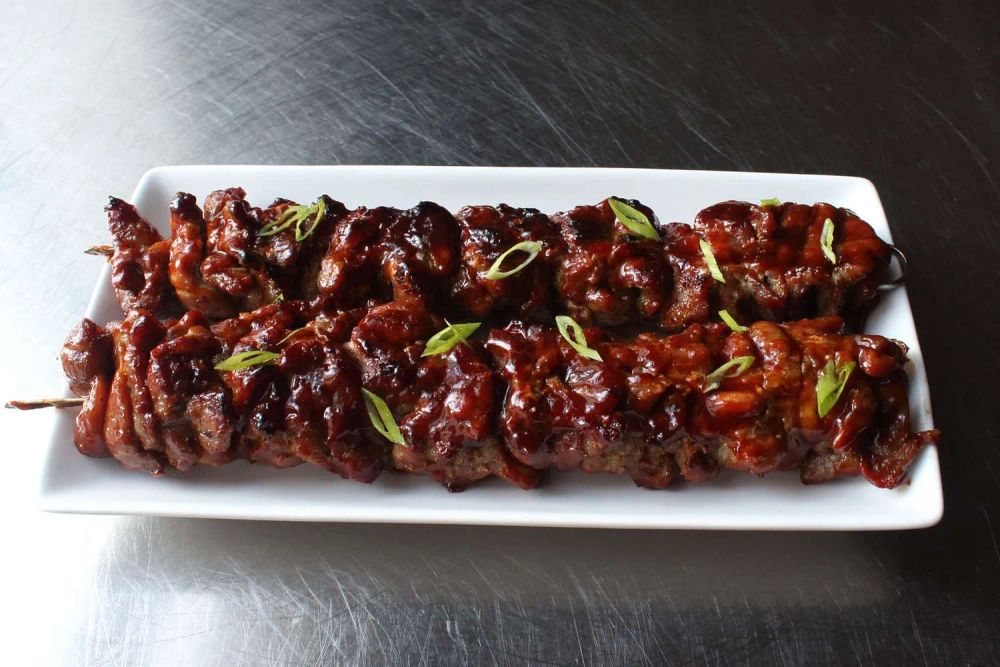 Barbecued Pork Skewers