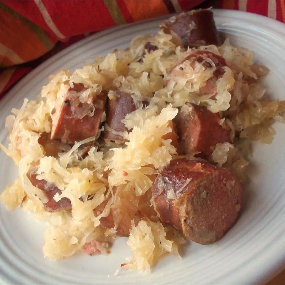 Slow Cooker Kielbasa and Beer