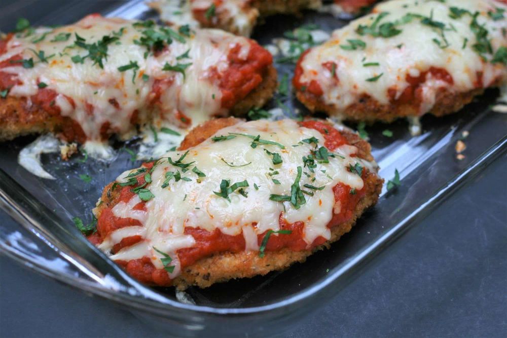 Panko-Breaded Pork Parmigiana