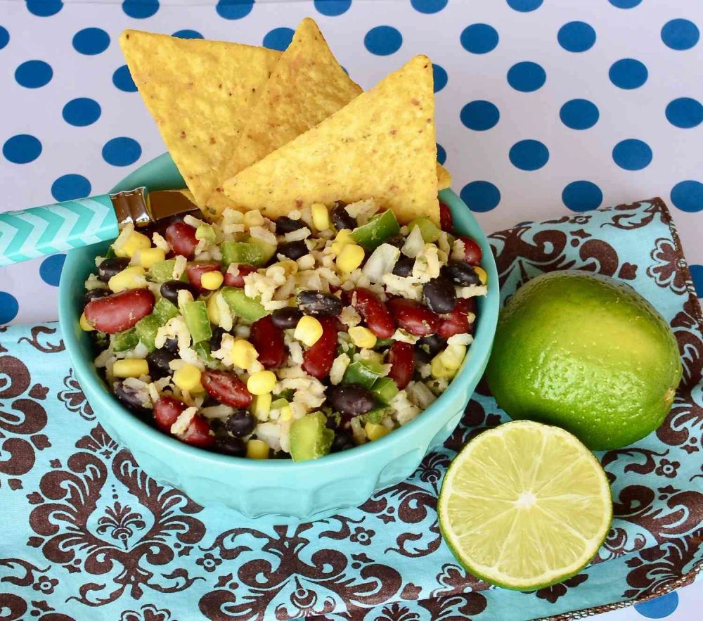 Mexican Bean and Rice Salad