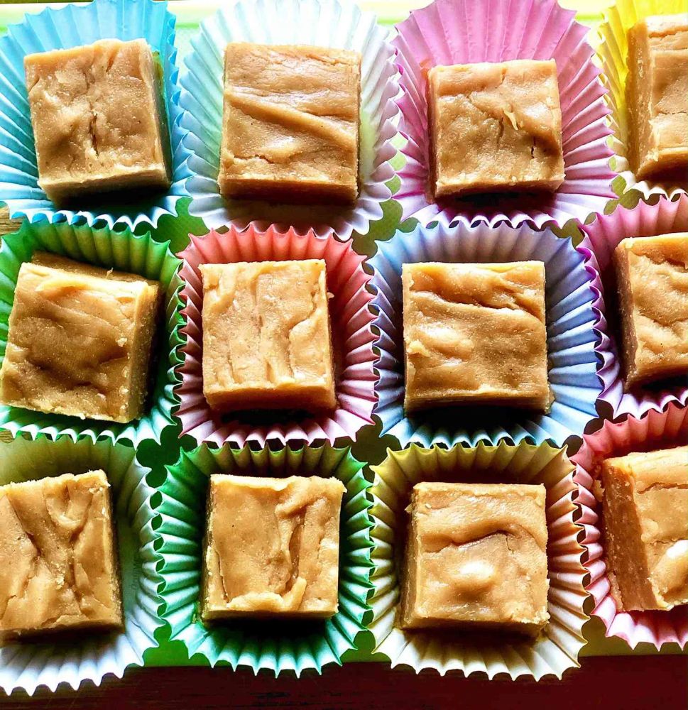 Peanut Butter Fudge with Condensed Milk