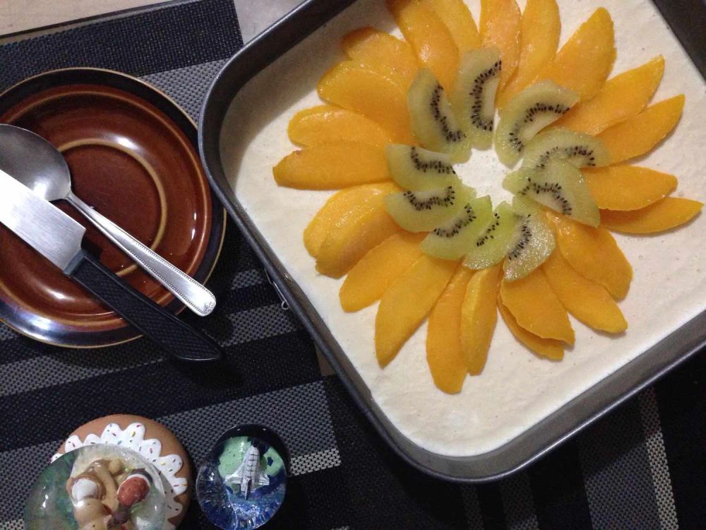 Trini Mango Cheesecake