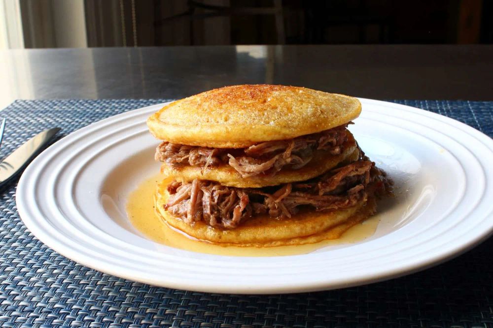 Pulled Pork Pancakes