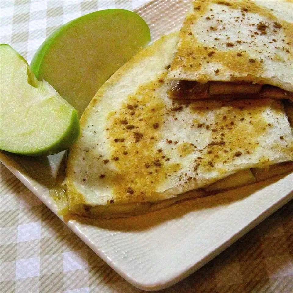 Apple Cinnamon Brie Quesadillas