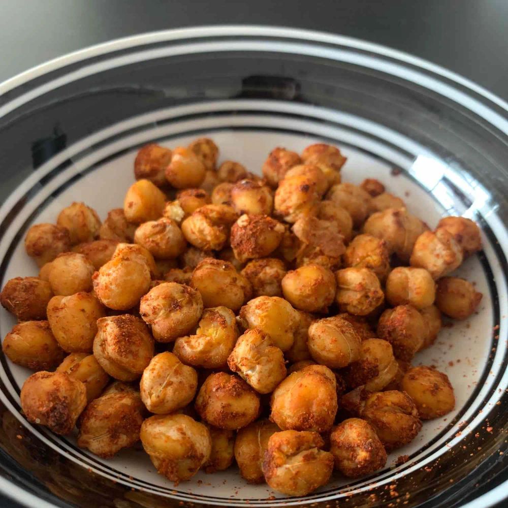 Spiced Air-Fried Chickpeas