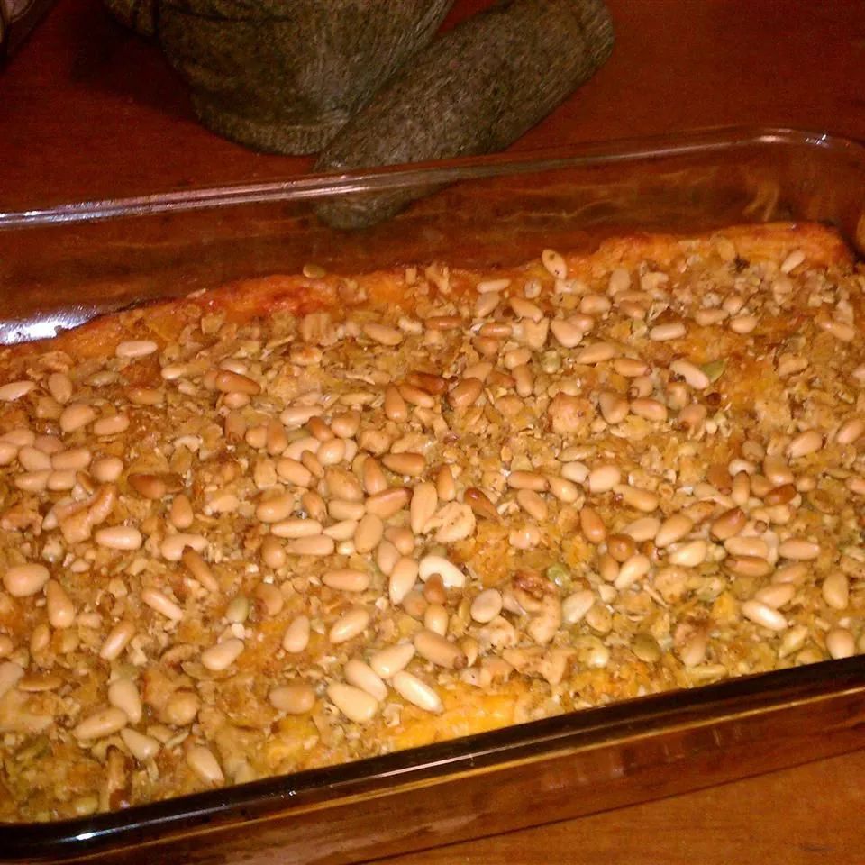 Butternut Squash and Pecan Casserole