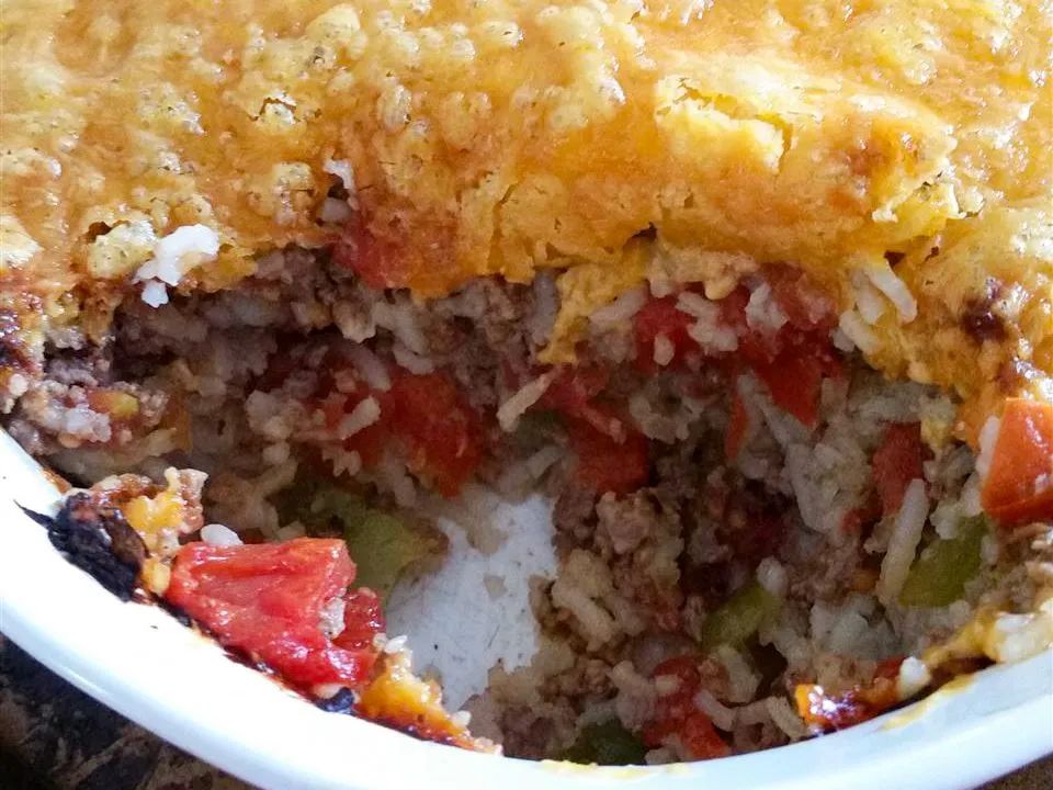 Ground Beef Casserole with Rice