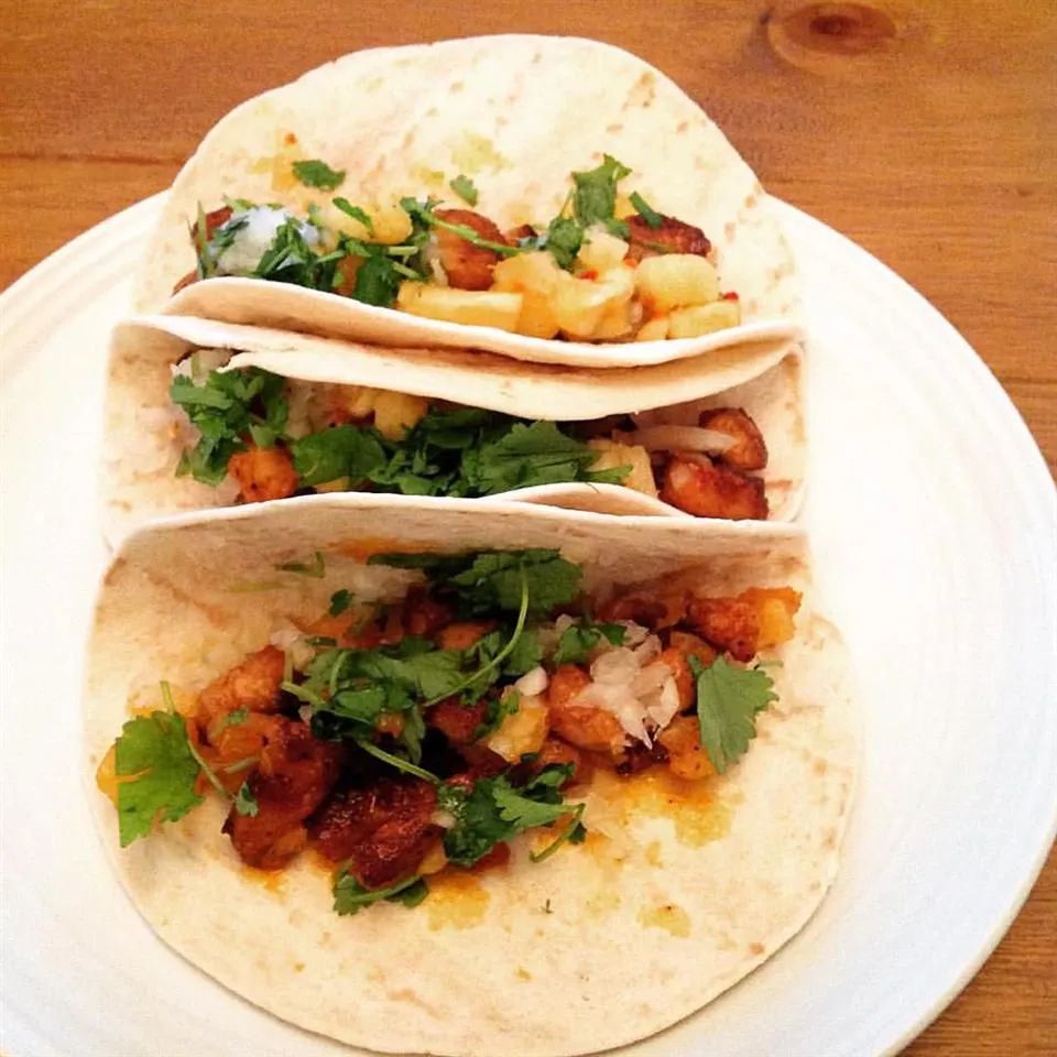 Home-style Tacos al Pastor (Chile and Pineapple Pork Tacos)