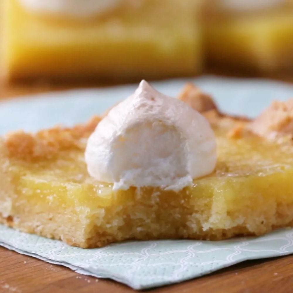 Lemon Meringue Bars