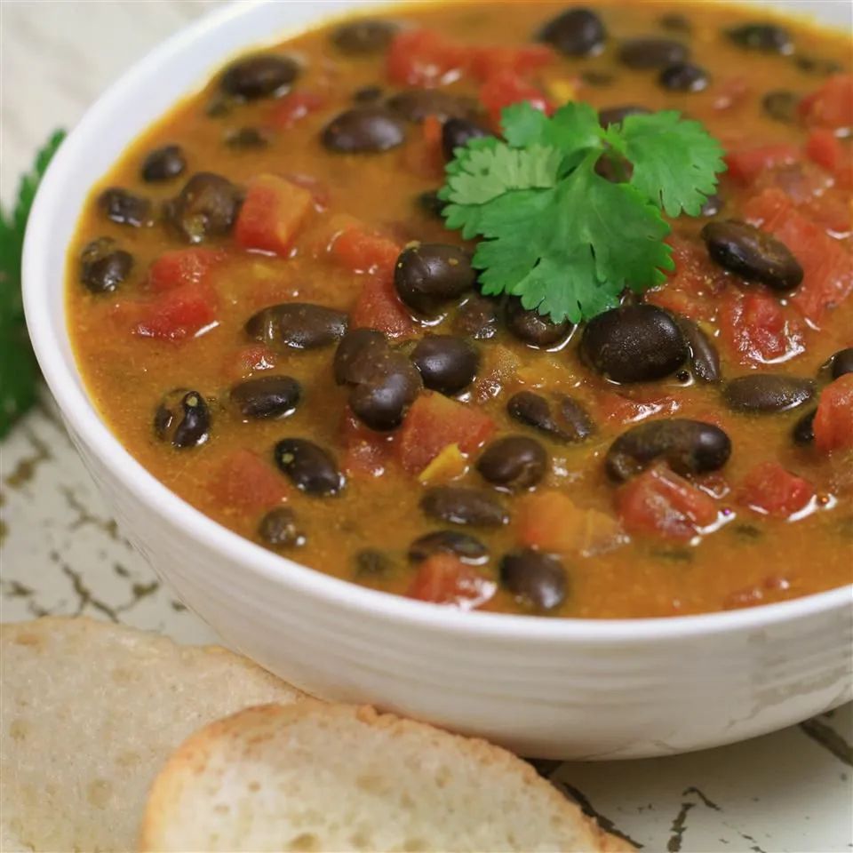 Coconut Black Bean Soup