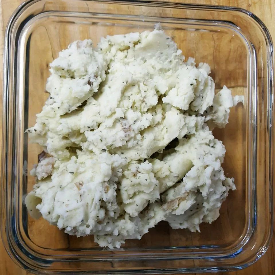 Skin-On Savory Mashed Potatoes