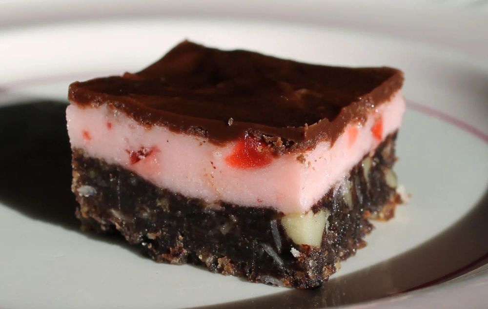 Cherry Nanaimo Bars