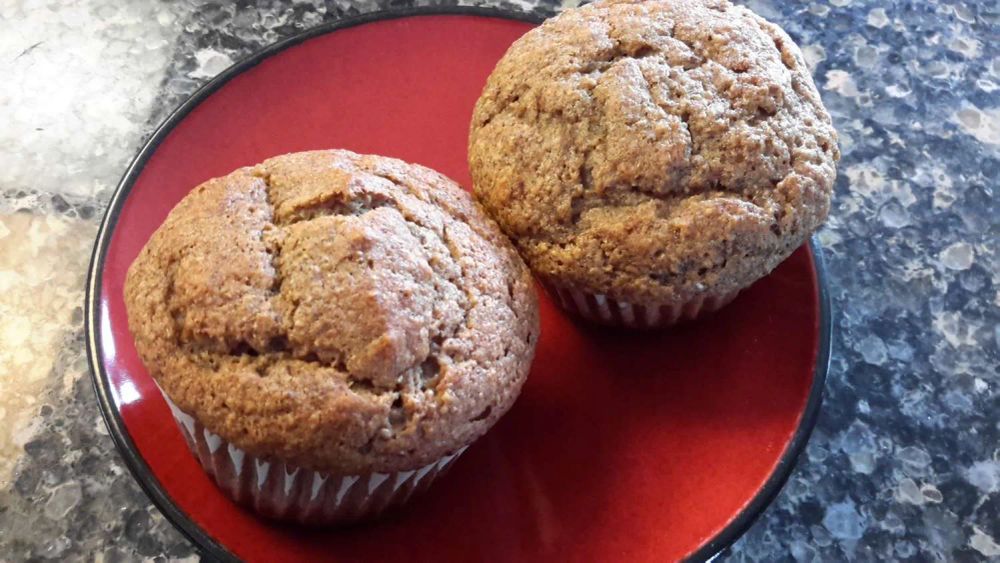 Healthy Strawberry Banana Muffins