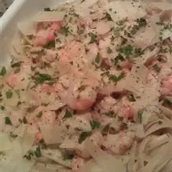 Shrimp Linguine Alfredo