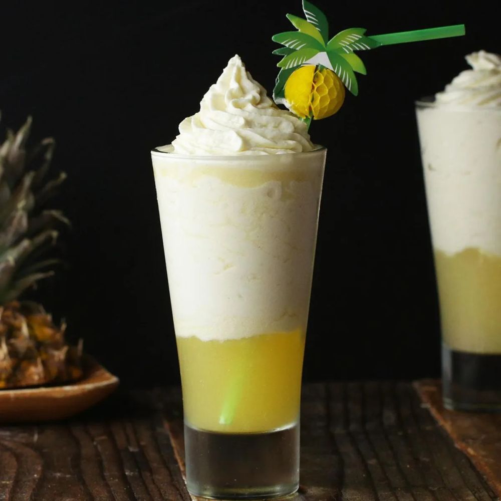 Pineapple Ice Cream Float