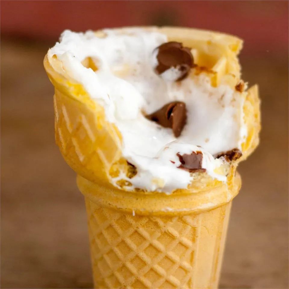 Campfire S'mores in a Cone