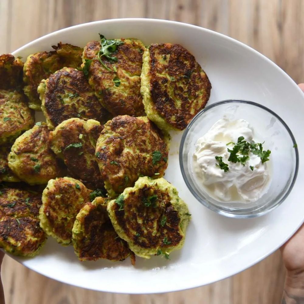 Mom's Zucchini Pancakes