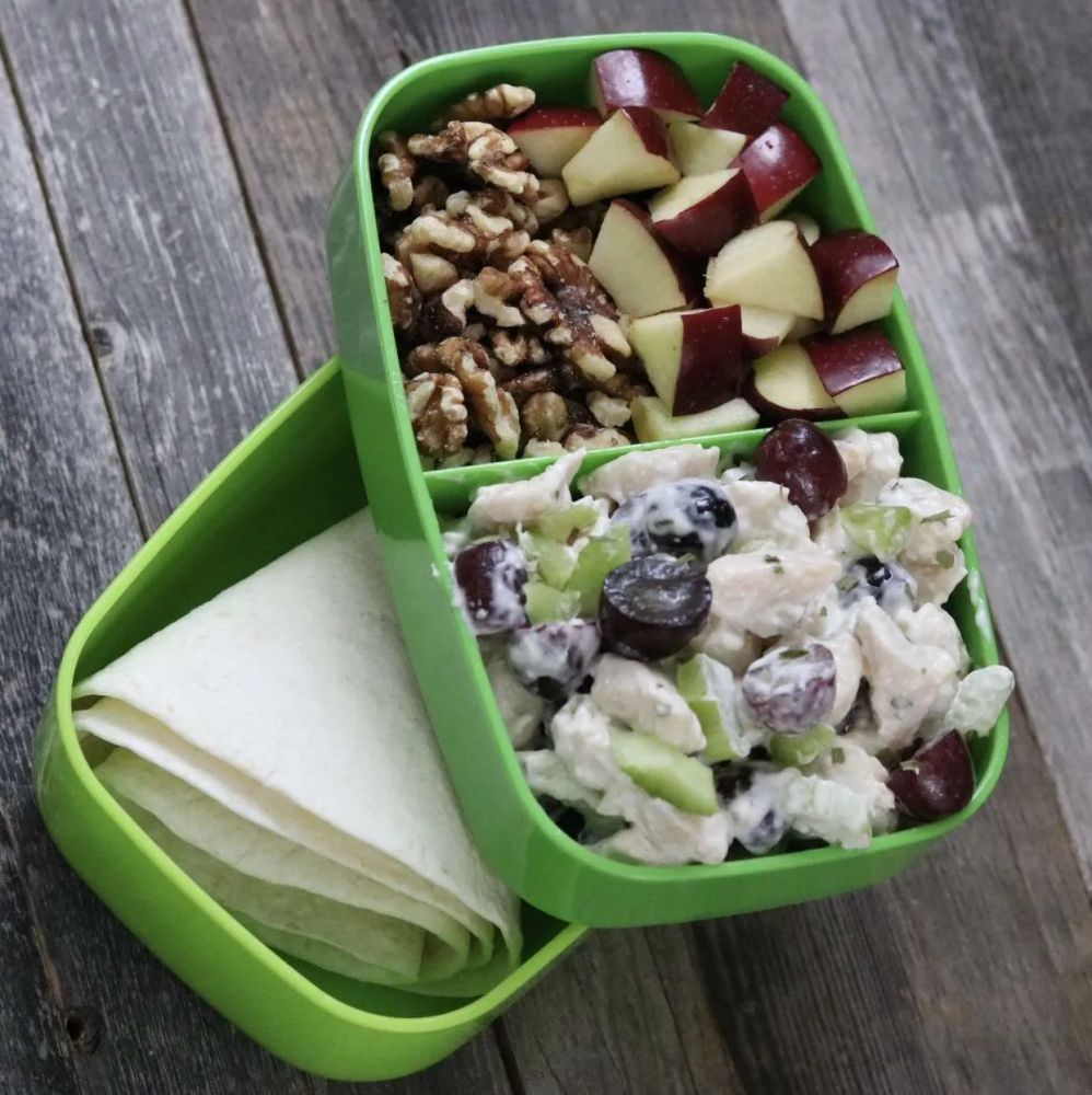 Waldorf Chicken Salad Wrap Bento Box