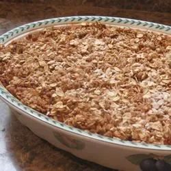 Low Sugar Strawberry Rhubarb Crunch