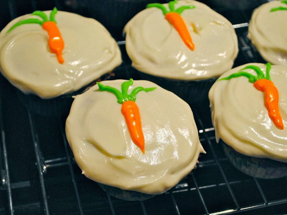 Carrot Pineapple Cupcakes