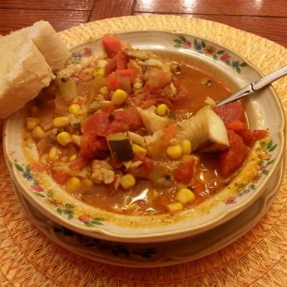 Spicy Catfish Chowder