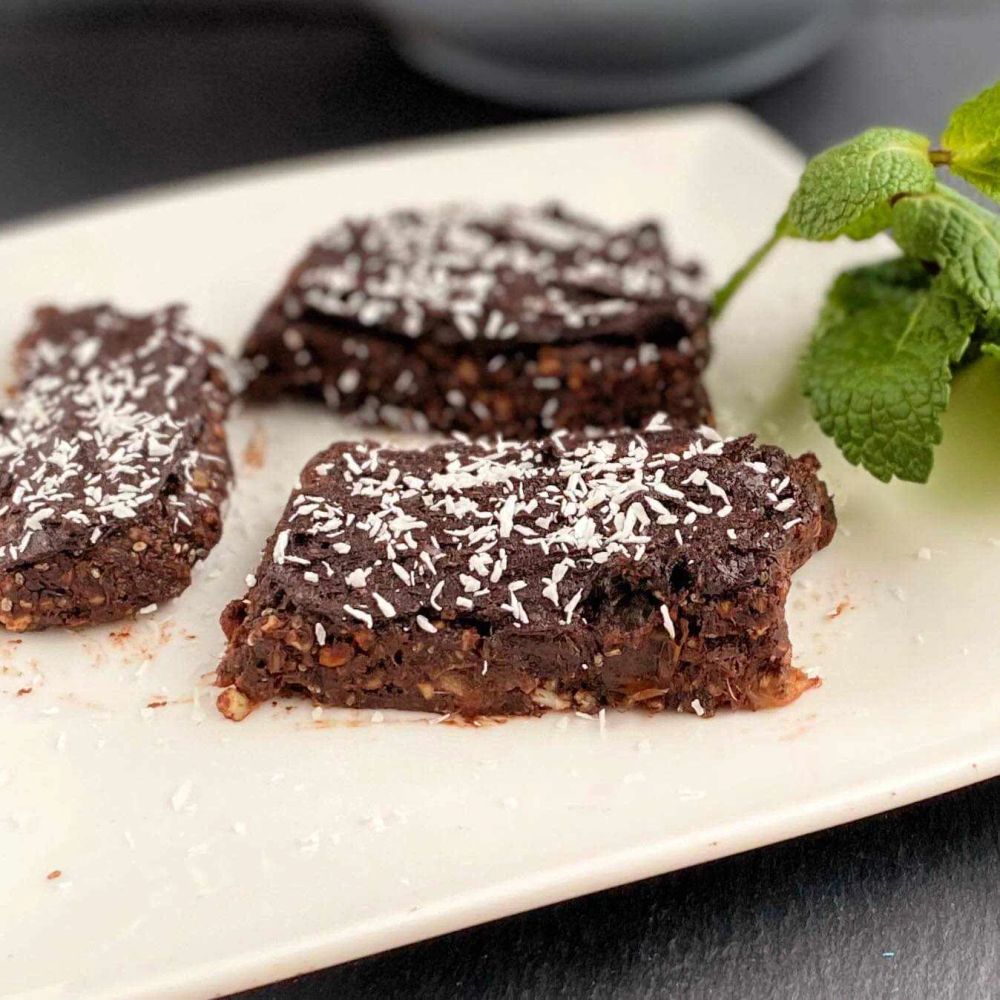 No-Bake Healthy Brownies