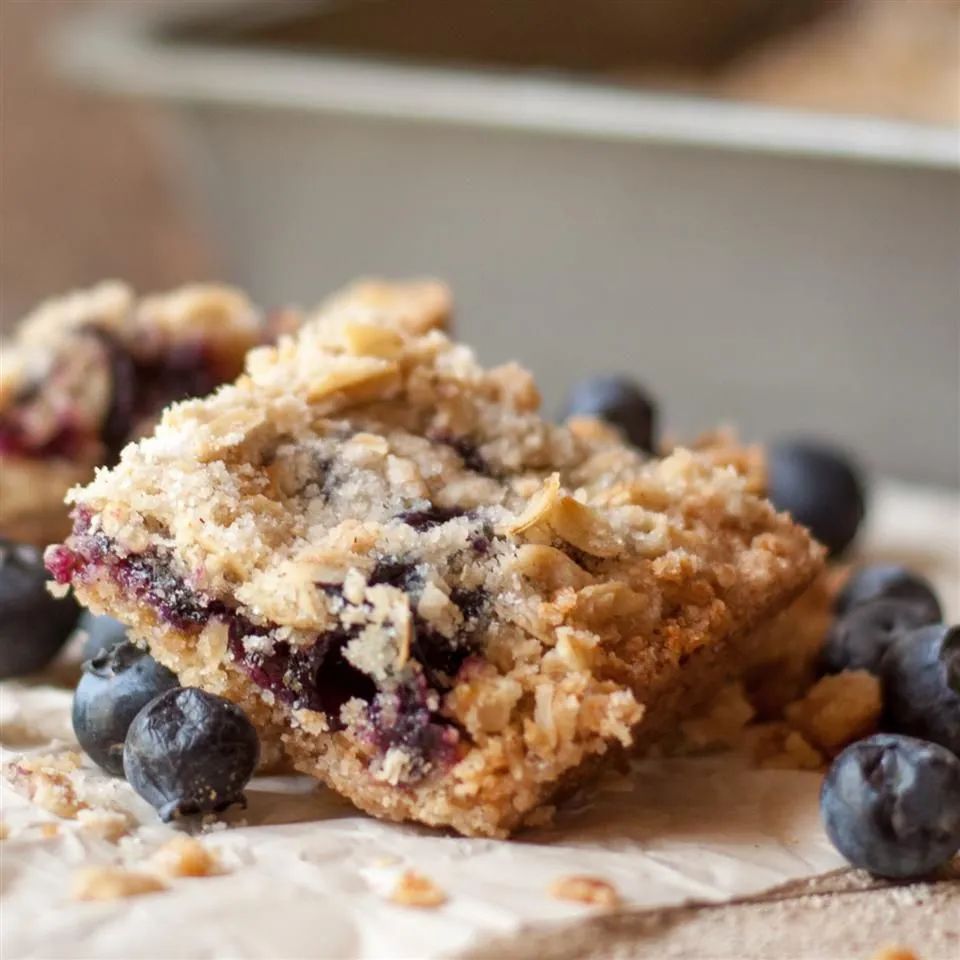 Blueberry Crumble Bars