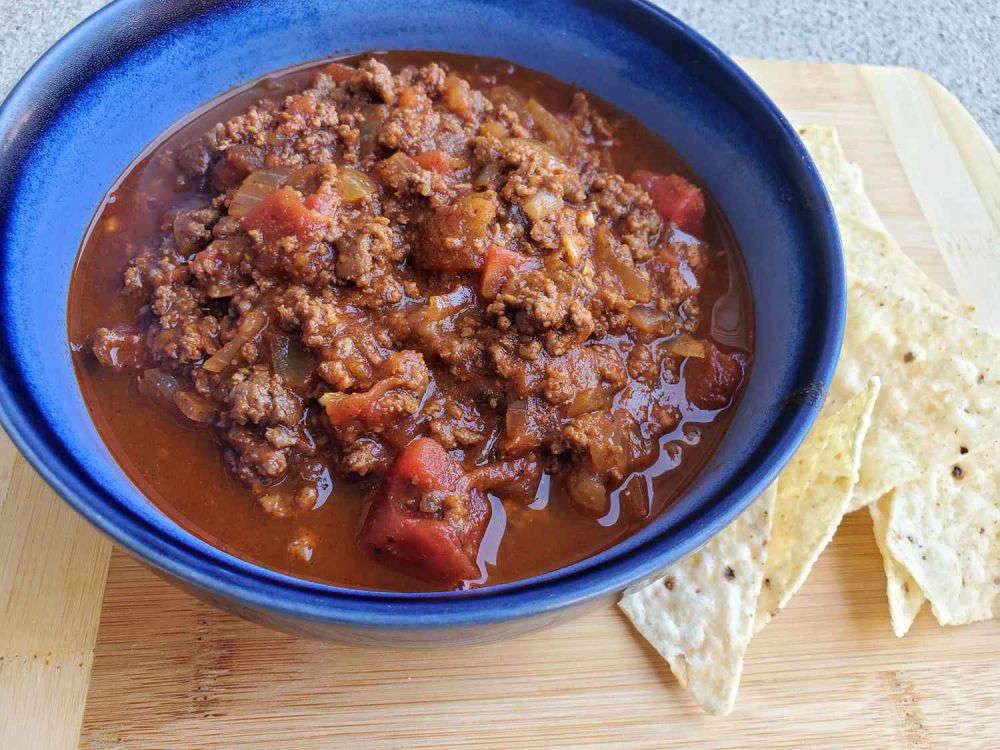 No-Beans-About-It Chili