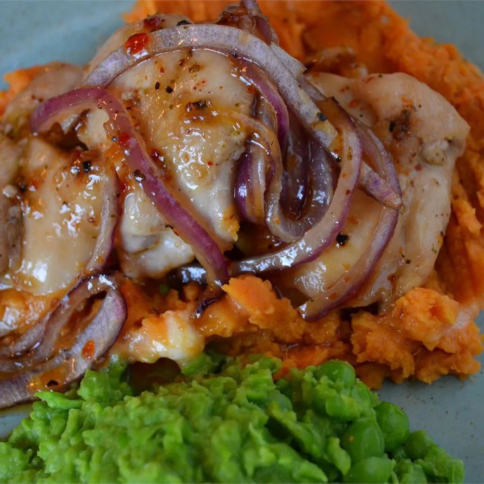 Maple Glazed Chicken with Sweet Potatoes