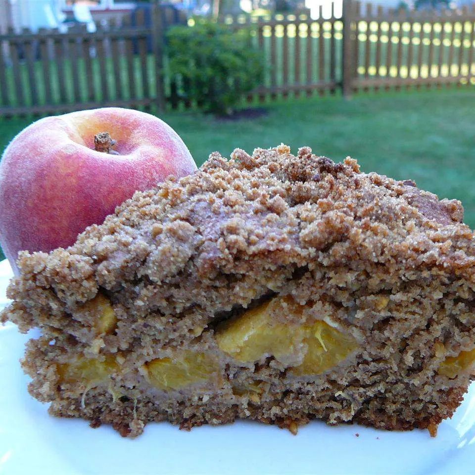 Avon's End of Summer Sunday Morning Peach Coffee Cake