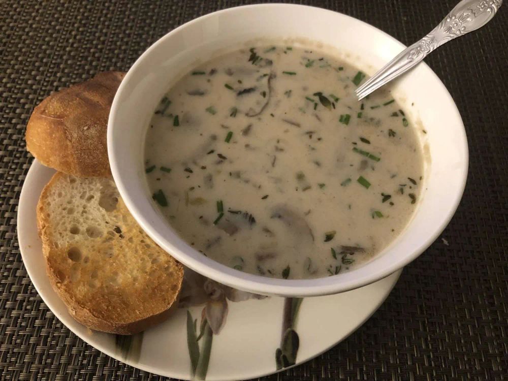 Rich Cream of Mushroom Soup