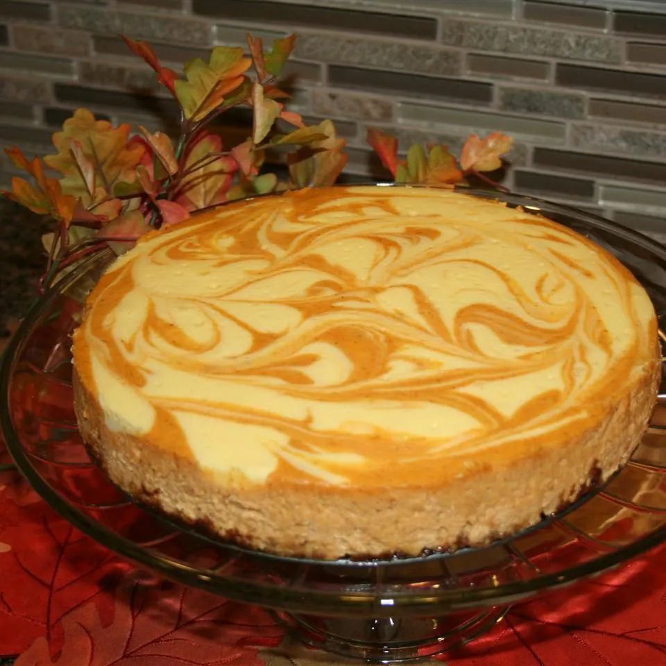 Pumpkin Swirled Cheese Cake