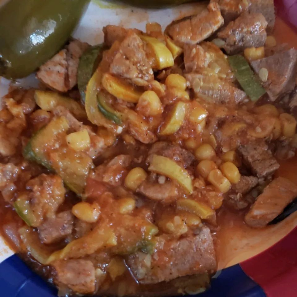 Calabacita con Puerco (Pork with Squash)