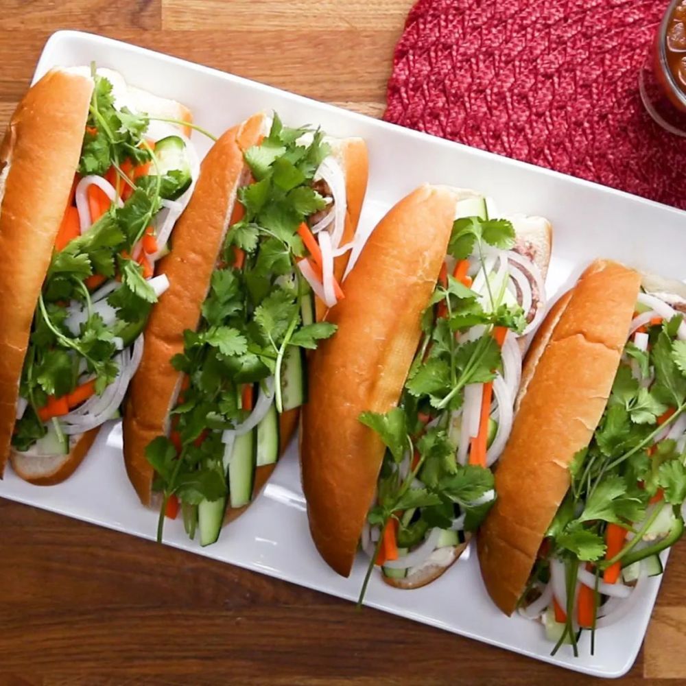 Grilled Lemongrass Pork Bánh Mì