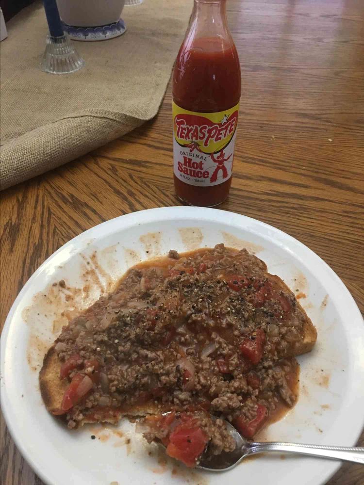 U.S. Navy Minced Beef On Toast