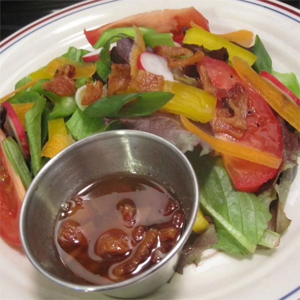 Iceberg Wedge Salad with Warm Bacon Dressing