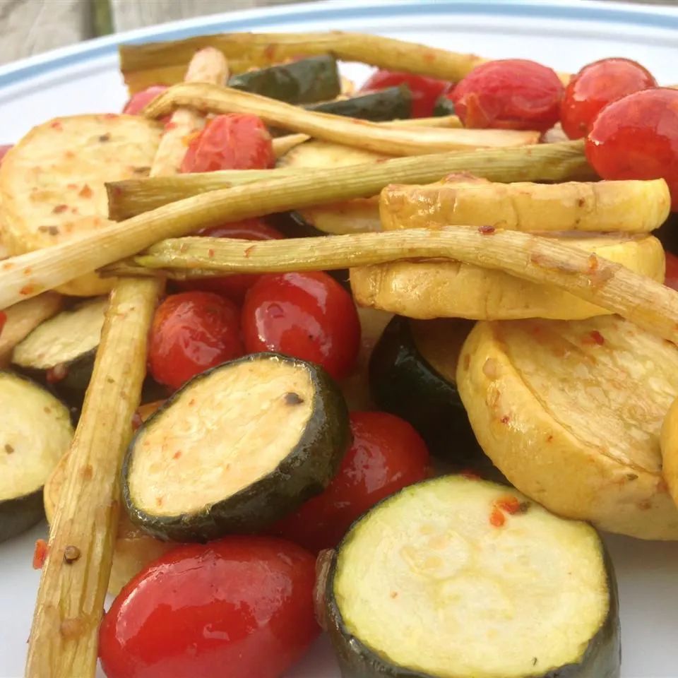 Smoked Zucchini and Squash