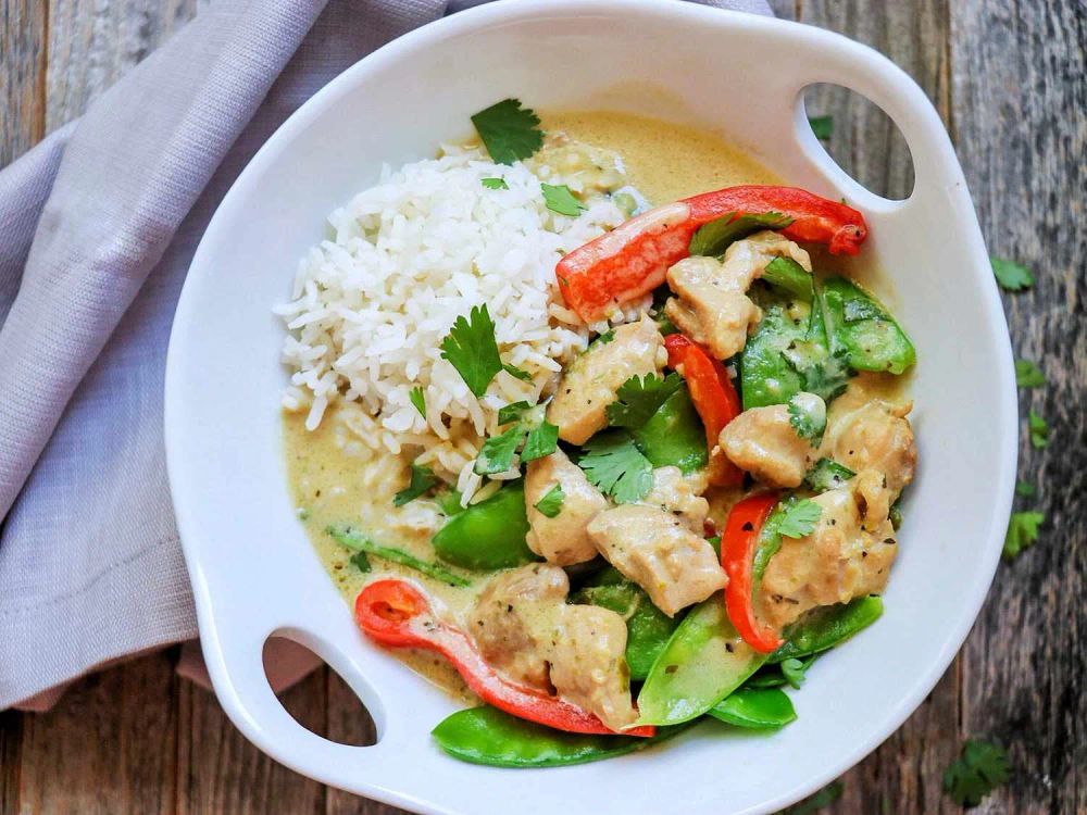 Instant Pot Thai-Style Green Curry Chicken