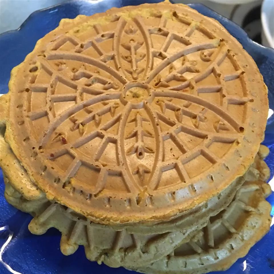 Pumpkin Pizzelle