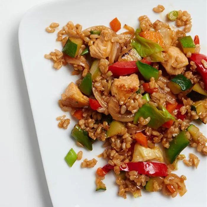 Veggie-Packed Chicken Fried Rice