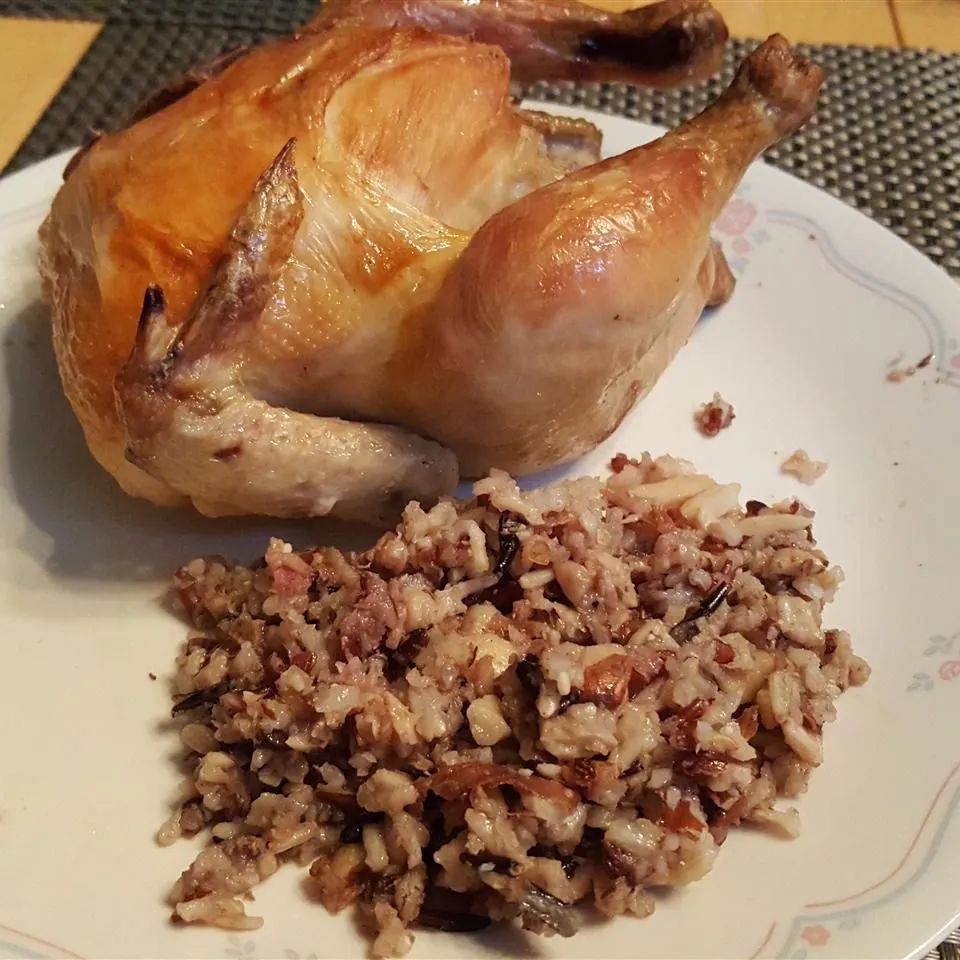 Cornish Game Hens with Rice Stuffing