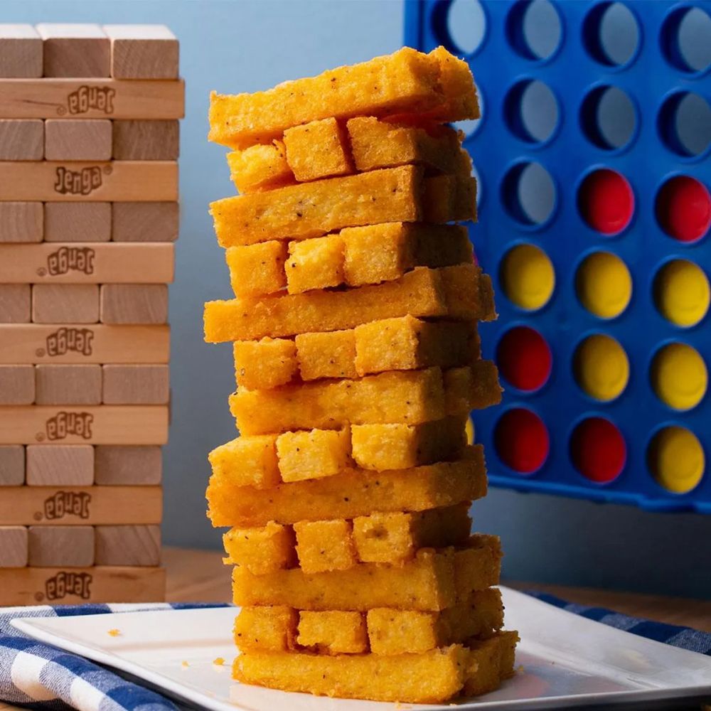 Jenga Polenta Sticks