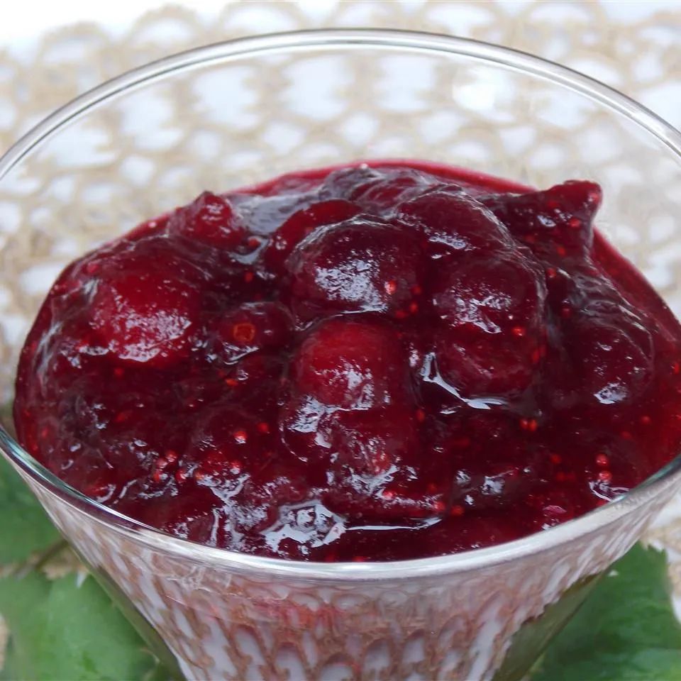 Ginger-Cinnamon Cranberry Sauce