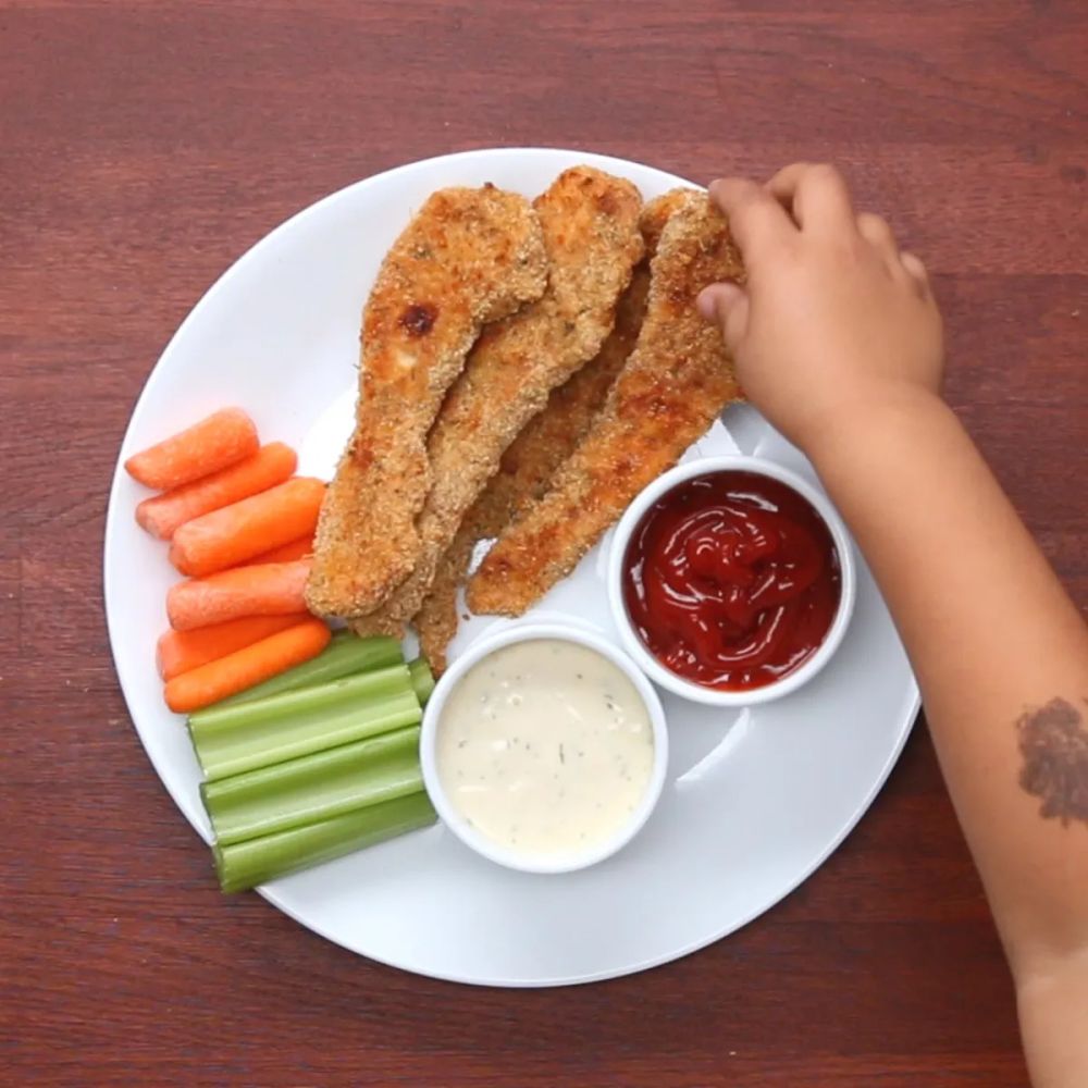 Baked Parmesan Chicken Strips