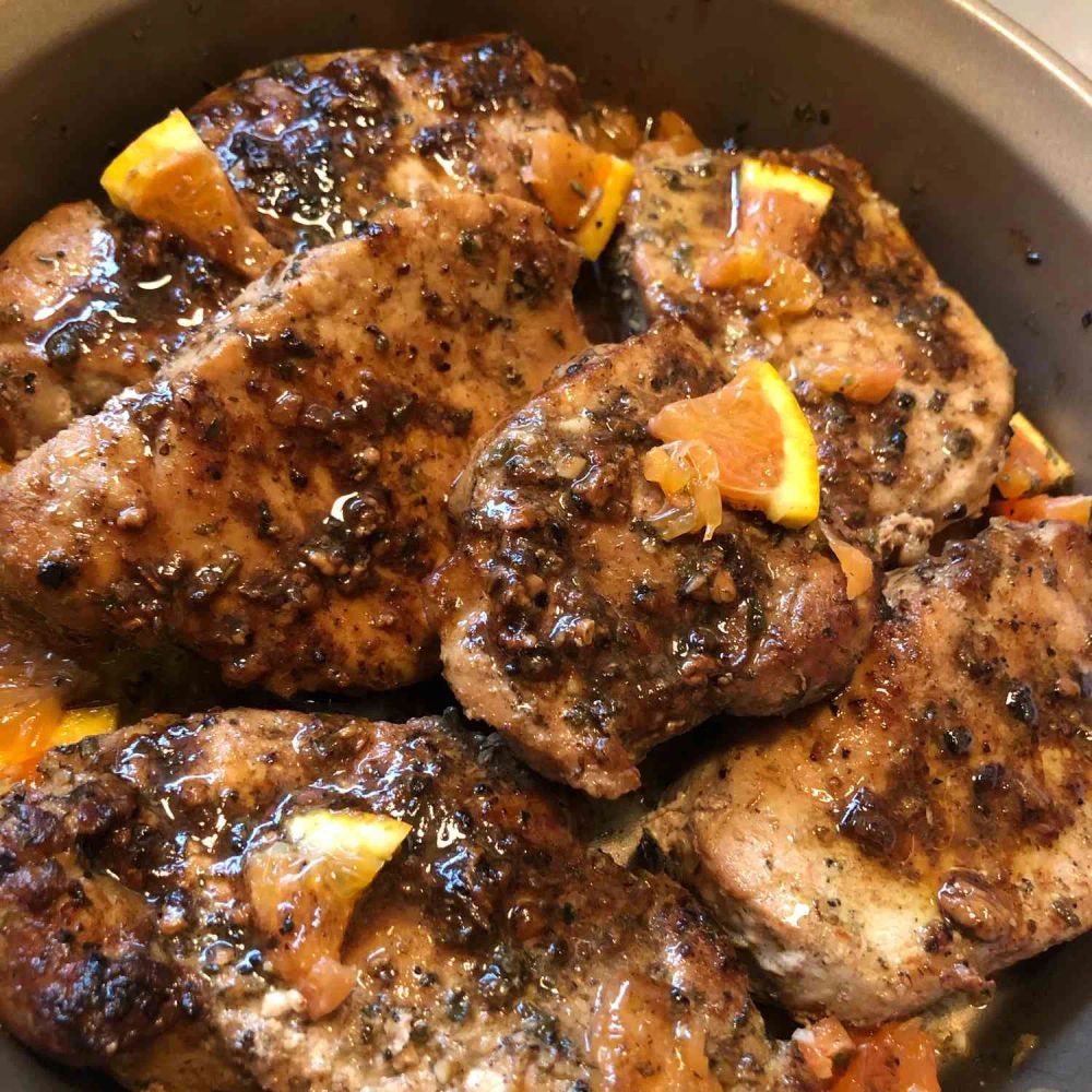 Orange-Sage Pork Chops