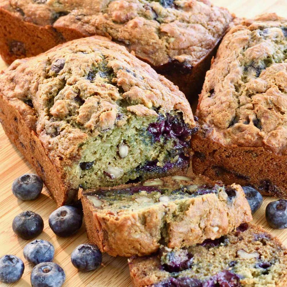 Blueberry Summer Squash Bread