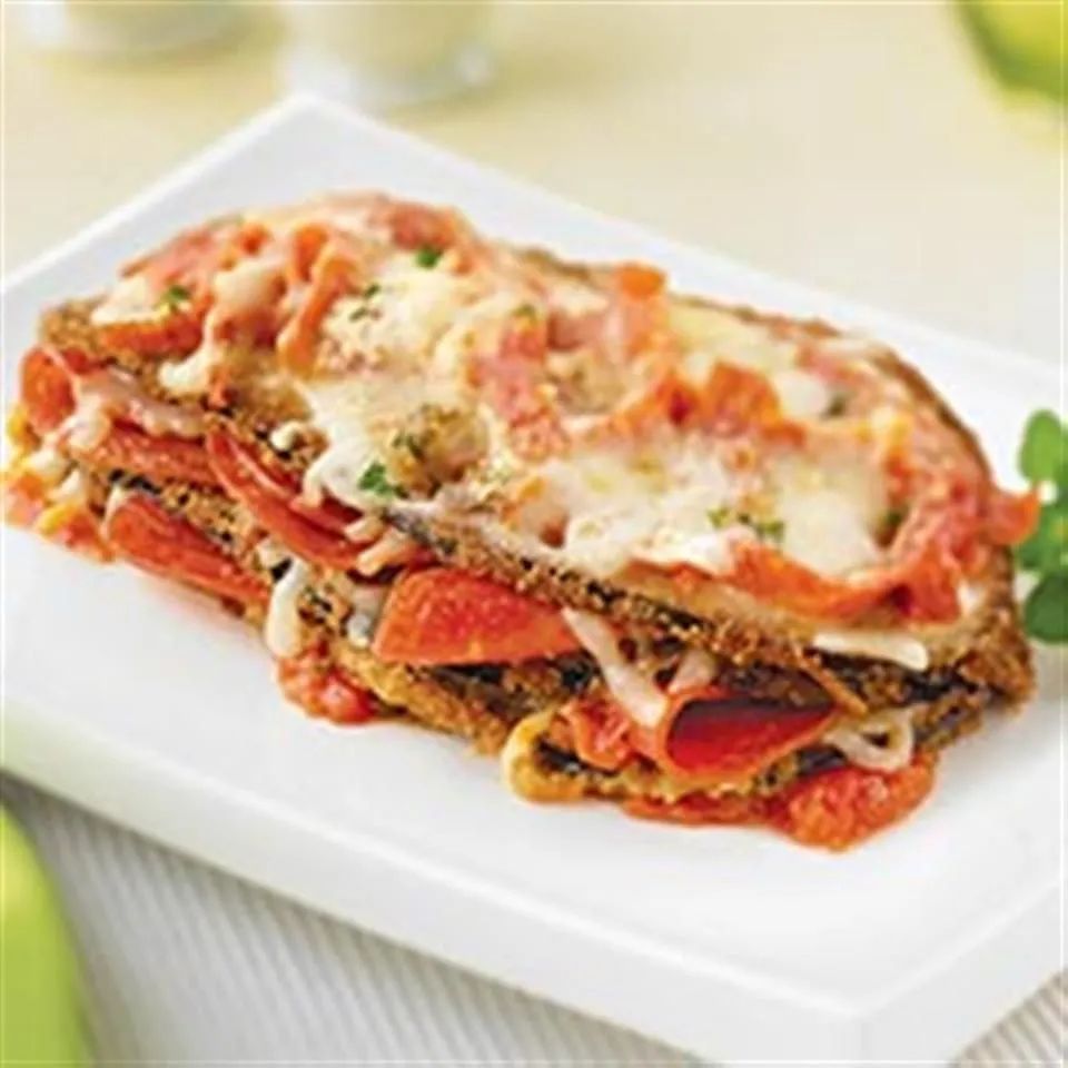 Eggplant Parmigiana with Margherita® Pepperoni