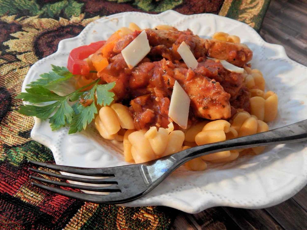 Harvest Pepper and Chicken Pasta