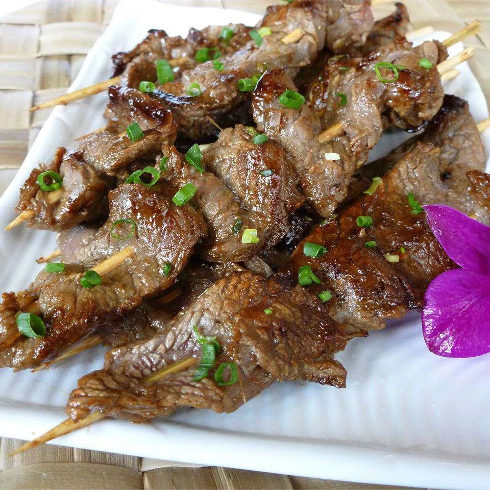 Asian Beef Skewers