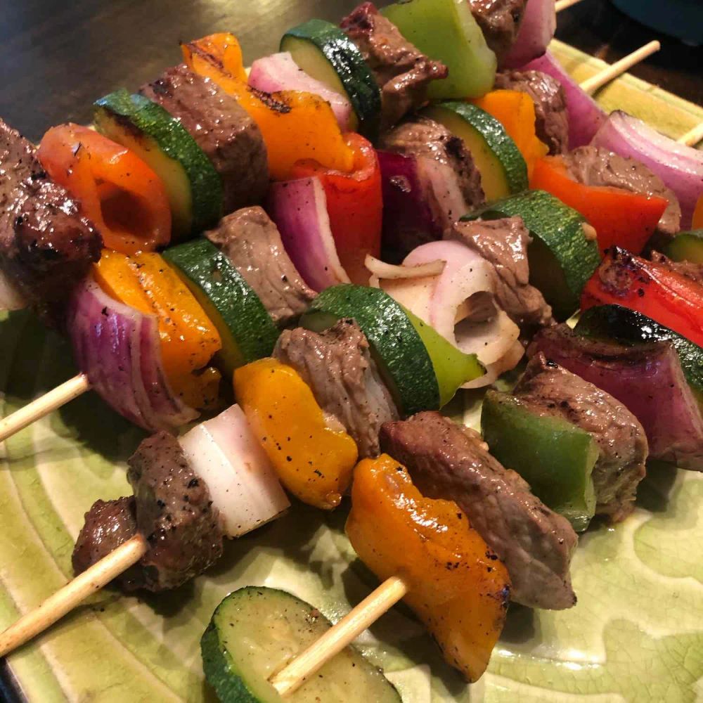 Mom's Beef Shish Kabobs